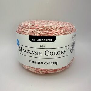 Macrame Colors Yarn in Dried Rose Marl 82 yds 10.5 oz